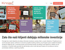 Tablet Screenshot of krojac.com